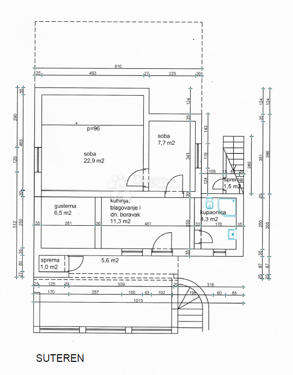 Casa Kaprije, Šibenik - Okolica, 180m2