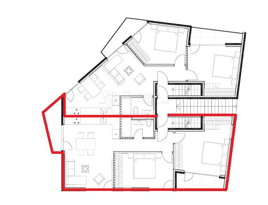 Allogio Poreč, 55,32m2