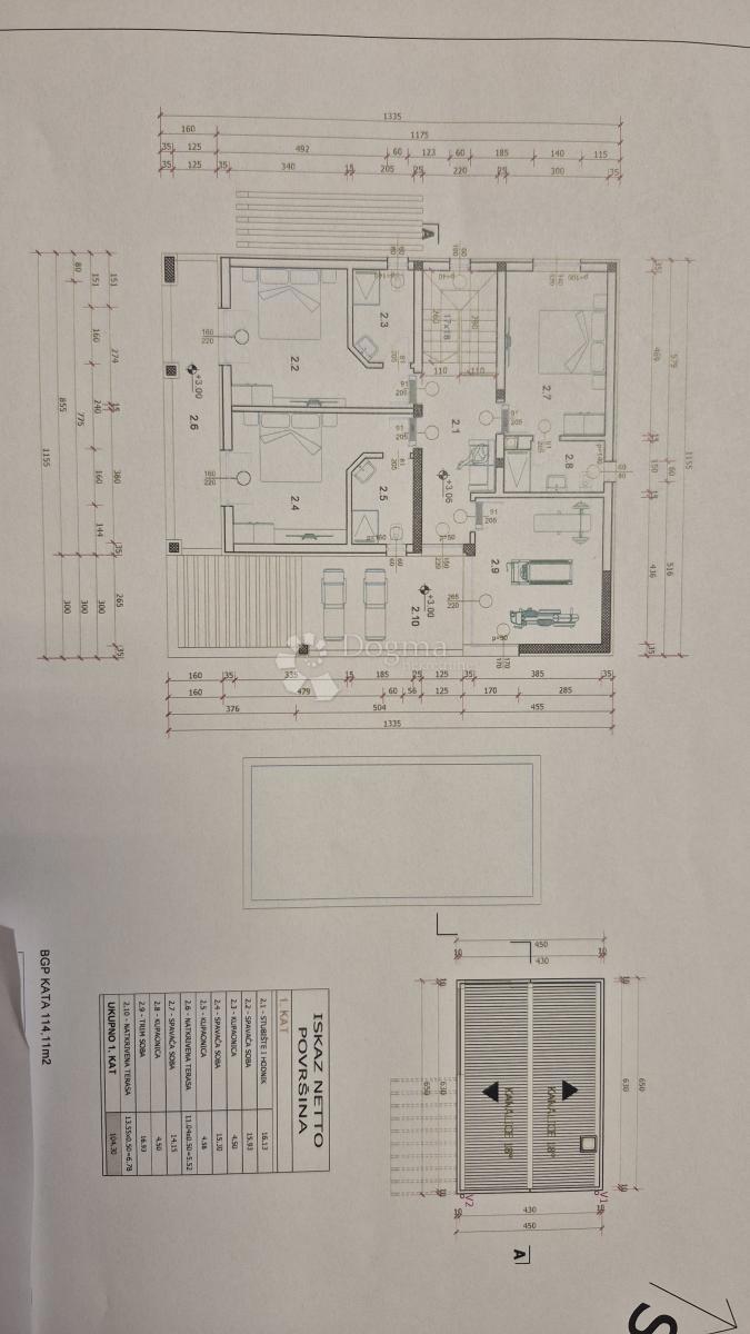 Terreno edificabile con permesso di costruire per la costruzione di una casa unifamiliare con dependance e piscina