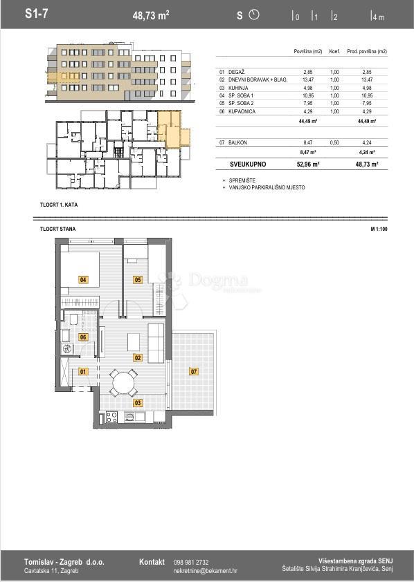 Allogio Senj, 31,21m2