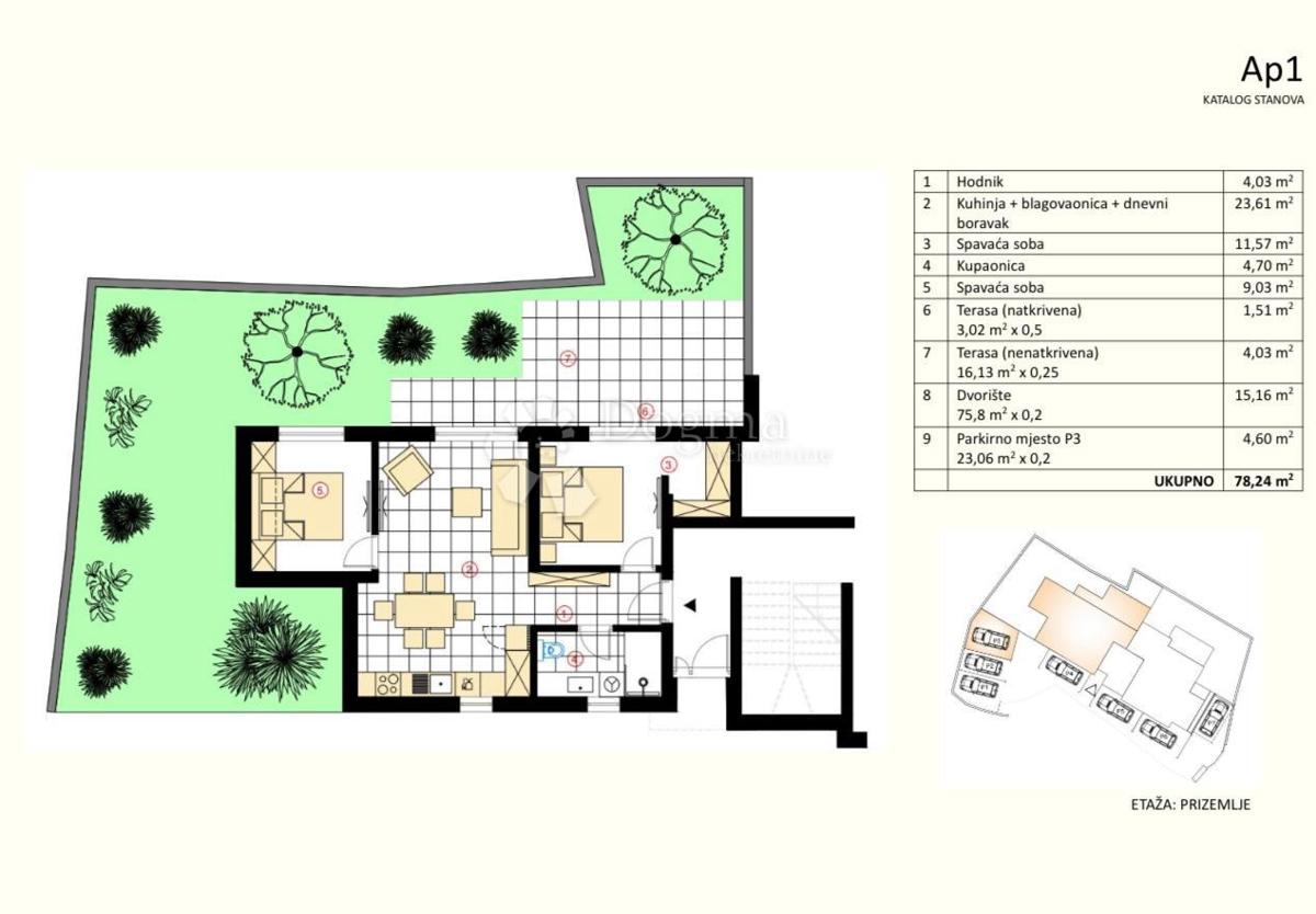 Allogio Murter, 91,06m2