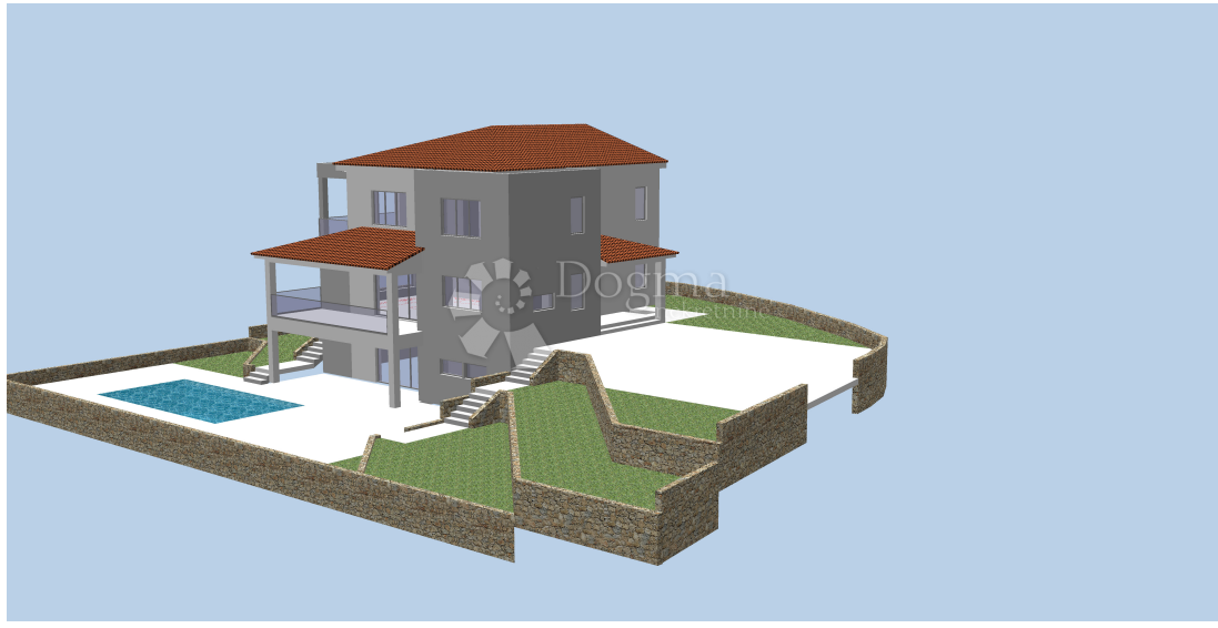 TERRENO EDIFICABILE KRNICA 780M2