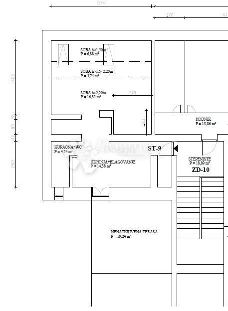 Allogio Donji grad, Donji Grad, 52,90m2