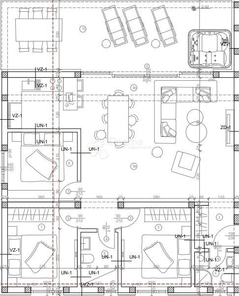 Appartamento Ljubač, Ražanac, 102,17m2