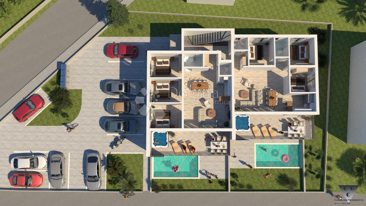 Appartamento Ljubač, Ražanac, 102,17m2