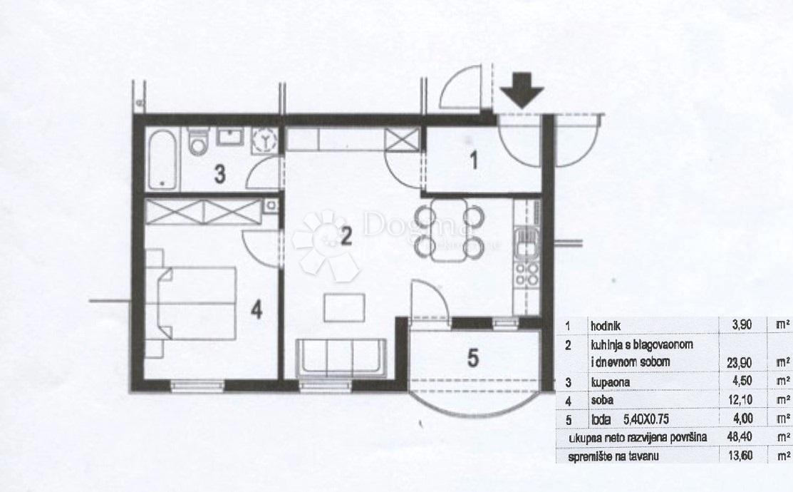 Allogio Rovinj, 50m2