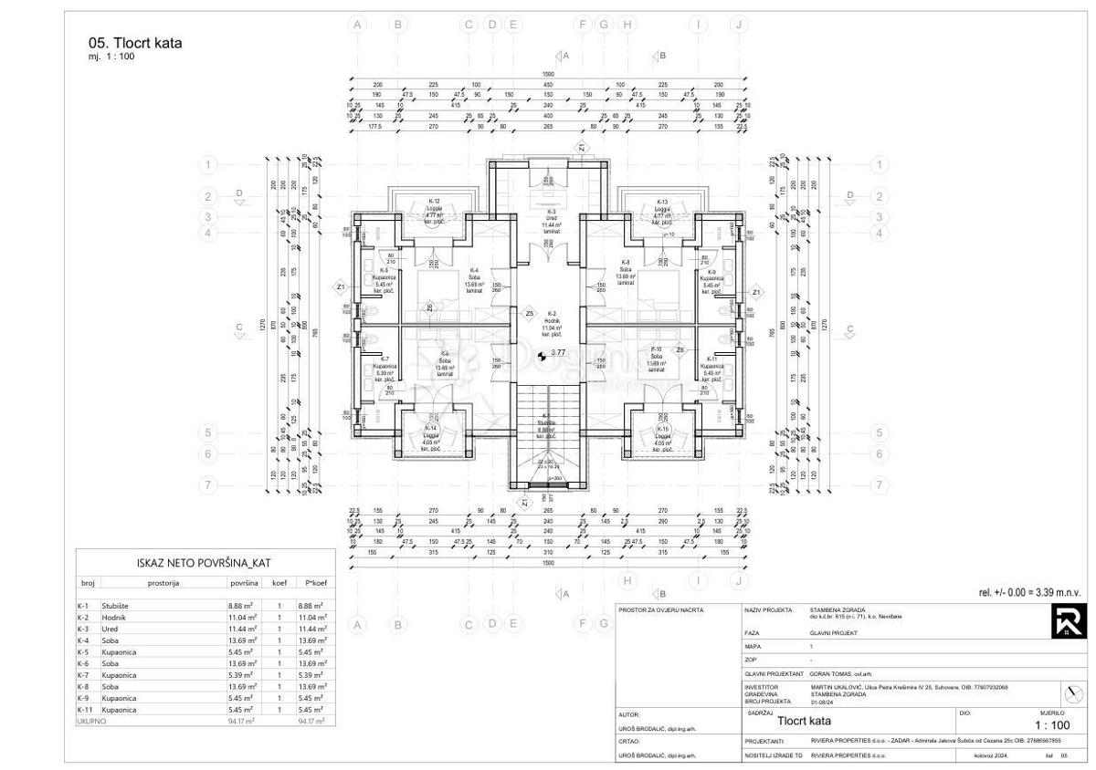 Terreno edificabile Neviđane, Pašman, 1.157m2