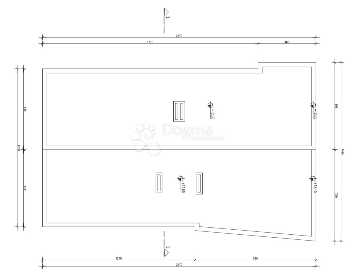 Allogio Vela Luka, 43,96m2