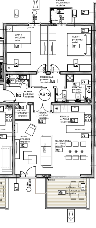 Allogio Dugopolje, 85,15m2