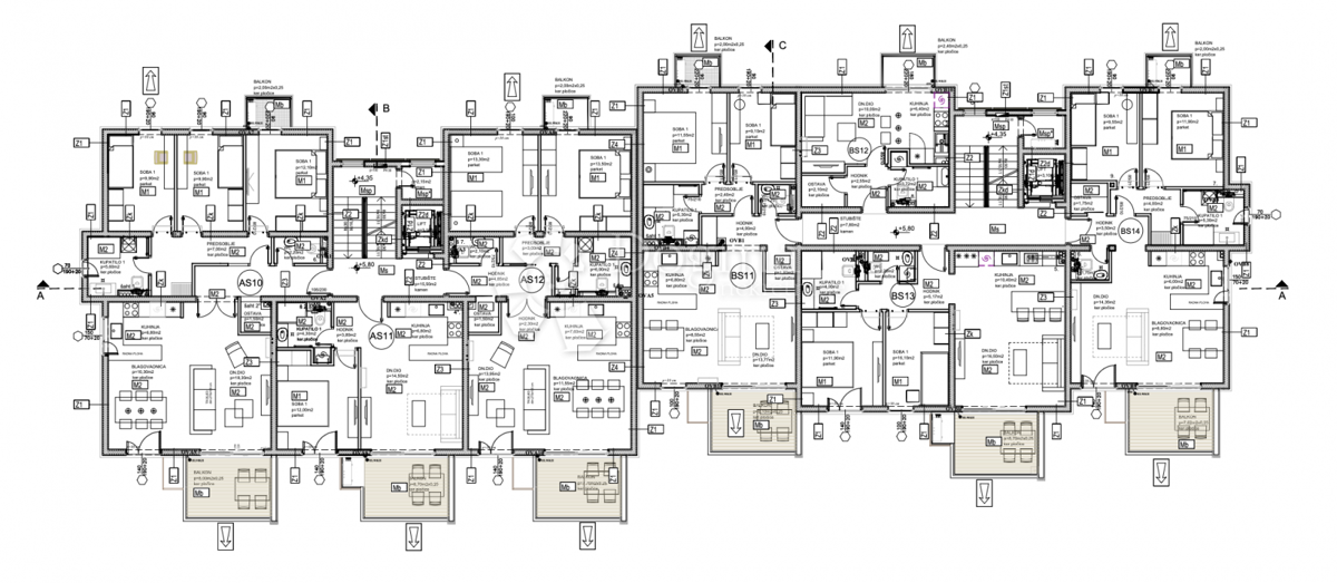 Allogio Dugopolje, 85,15m2