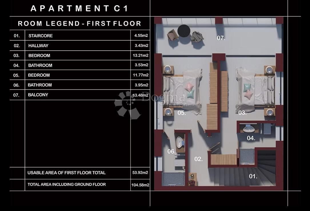 Casa Poreč, 104,58m2