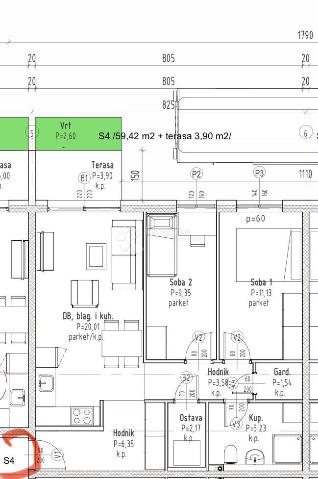 Allogio Gradići, Velika Gorica - Okolica, 44,16m2