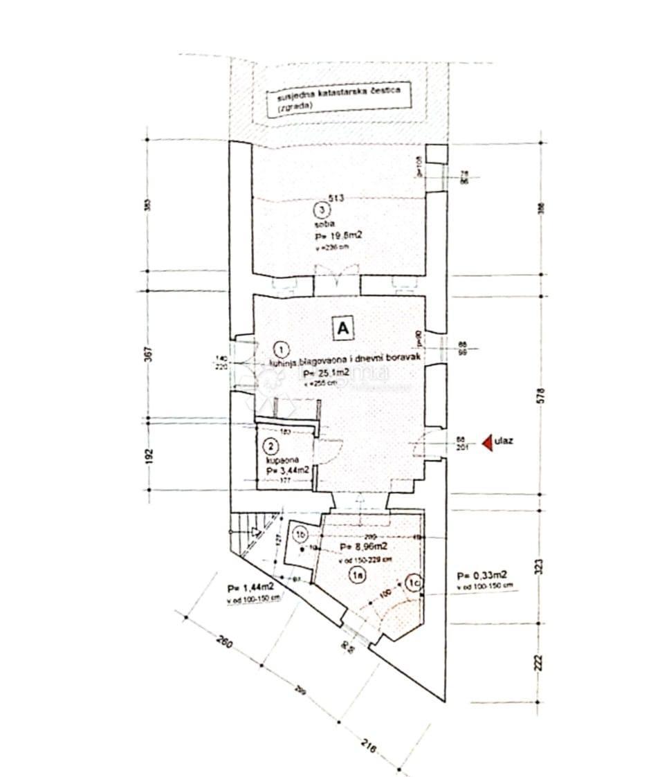 Appartamento Baška, 60m2