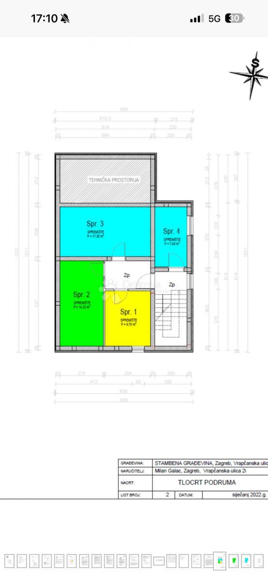 Allogio Donje Vrapče, Stenjevec, 69m2