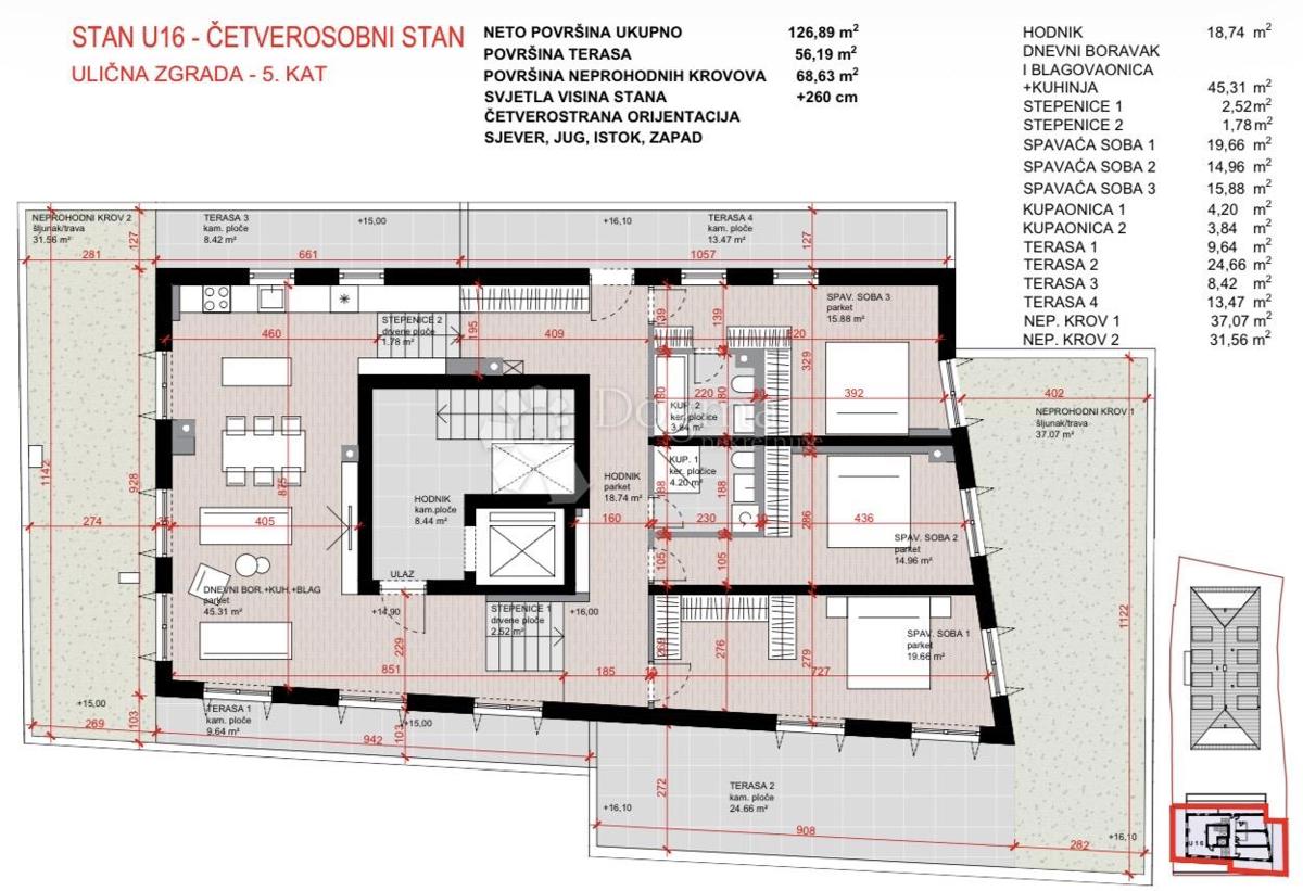 Allogio Laščina, Maksimir, 102,86m2