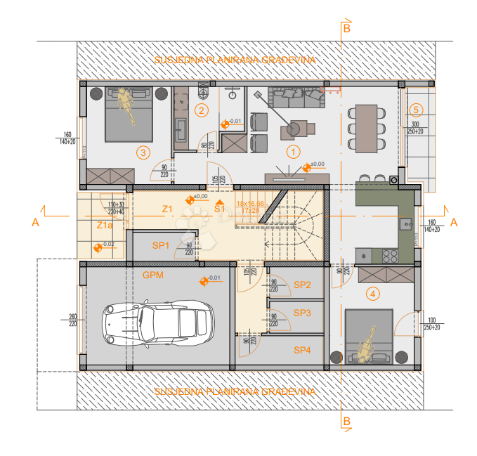 Allogio Štinjan, Pula, 66,27m2