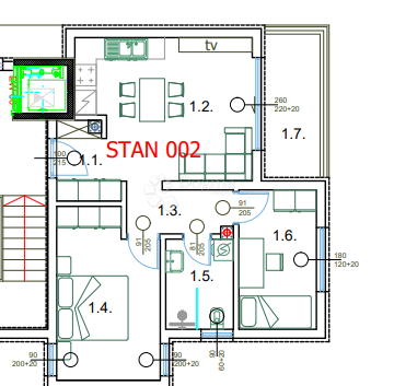 Allogio Centar, Pula, 58,65m2