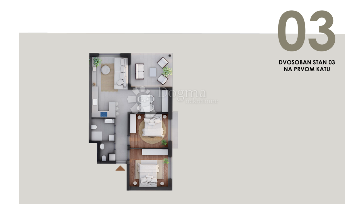 Allogio Vir, 77,20m2