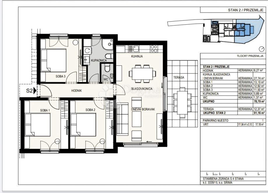 Allogio Srima, Vodice, 104,60m2
