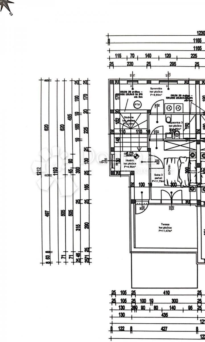 Appartamento Punat, 147m2