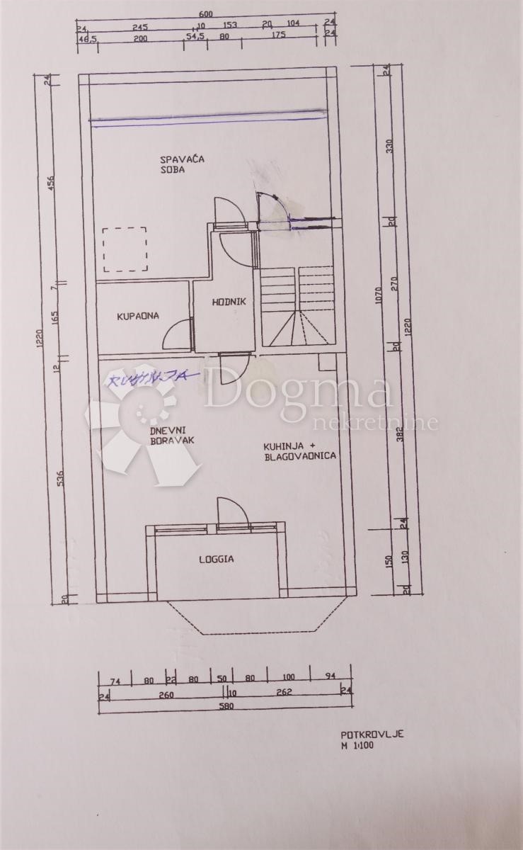 Appartamento Selce, Crikvenica, 56,27m2