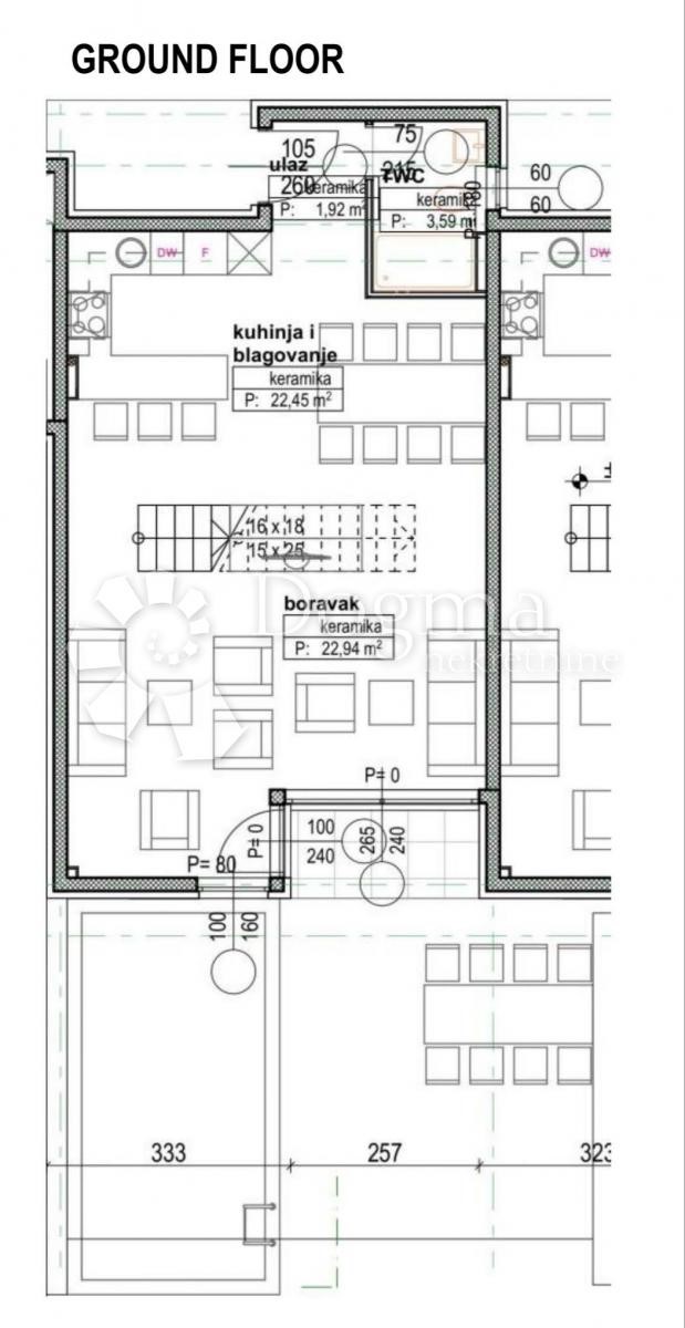 Casa Privlaka, 286,83m2