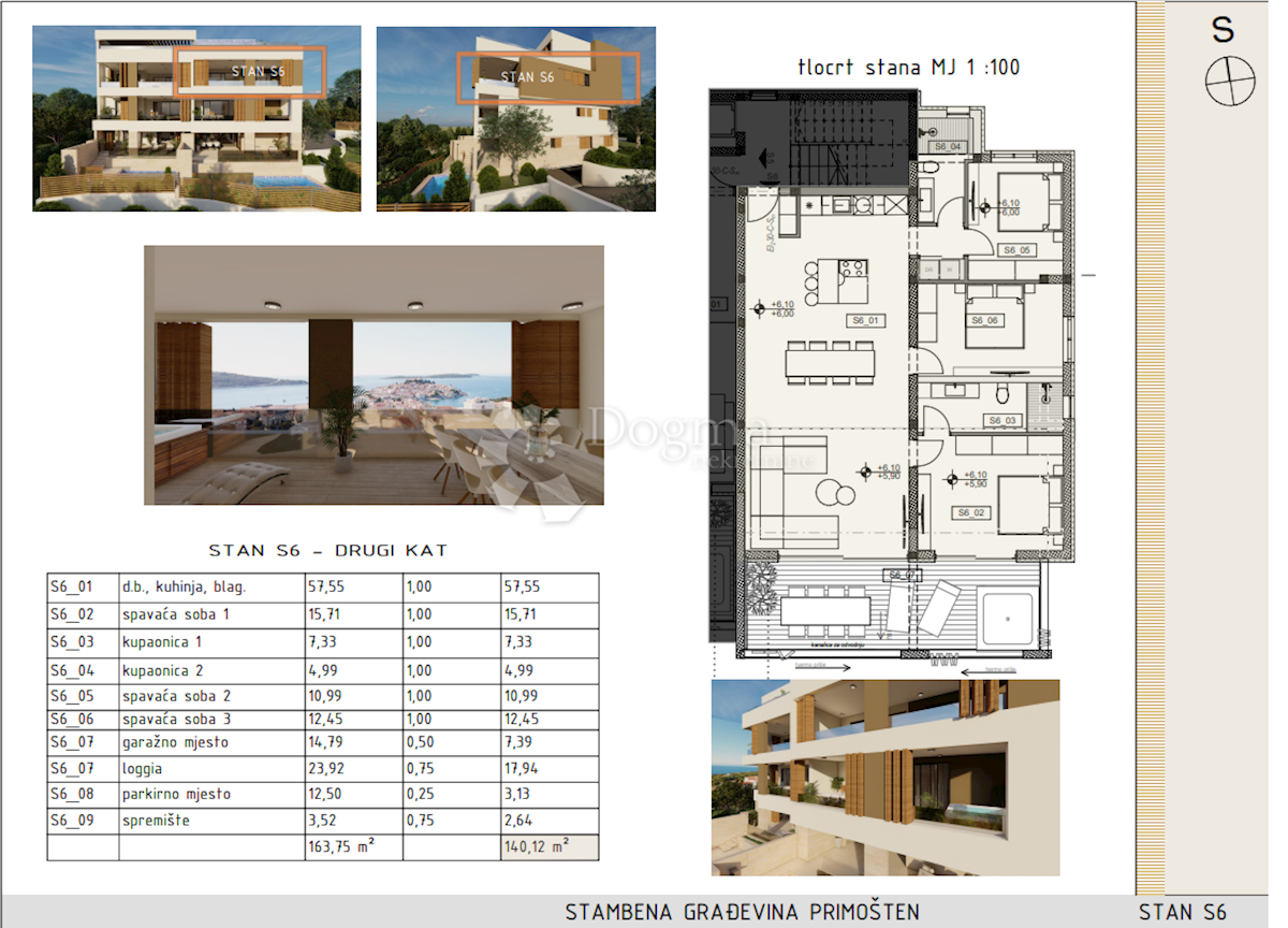 Allogio Primošten, 128,40m2