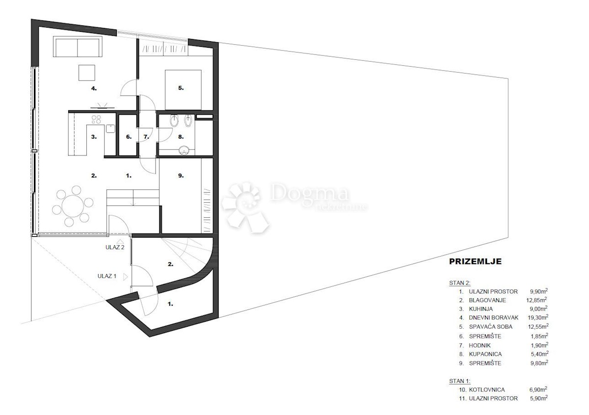 Casa Šestine, Podsljeme, 640m2