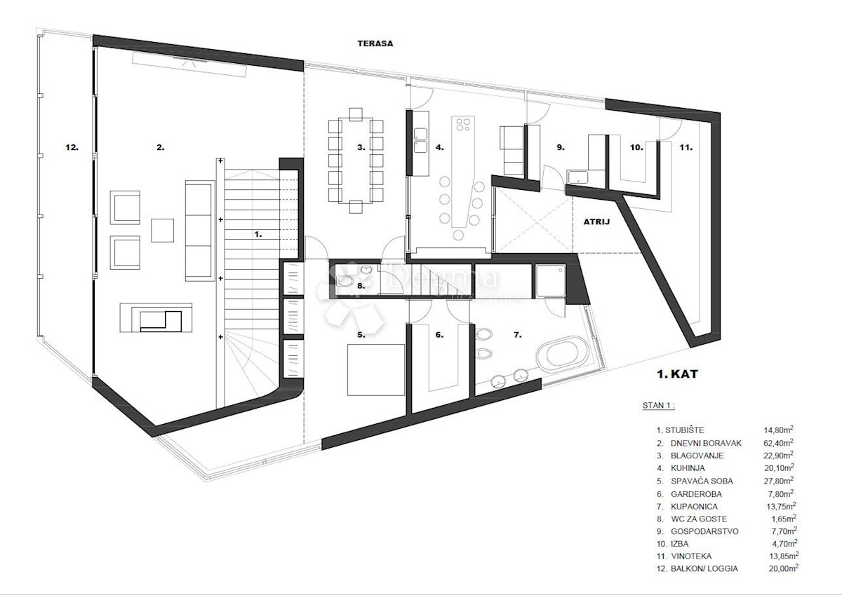 Casa Šestine, Podsljeme, 640m2