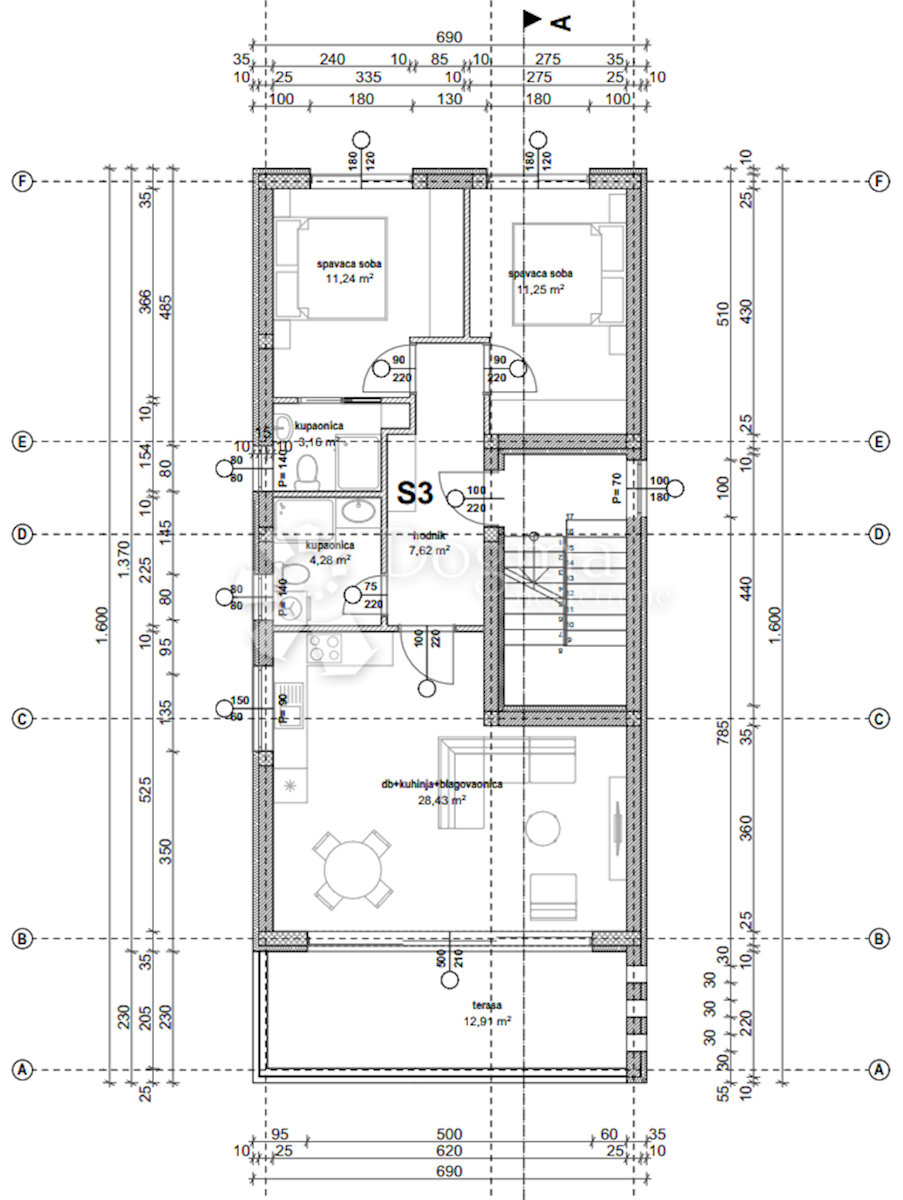 Allogio Vir, 48,51m2