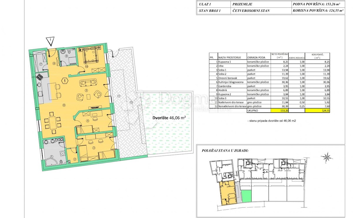 Allogio Centar, Varaždin, 124,55m2