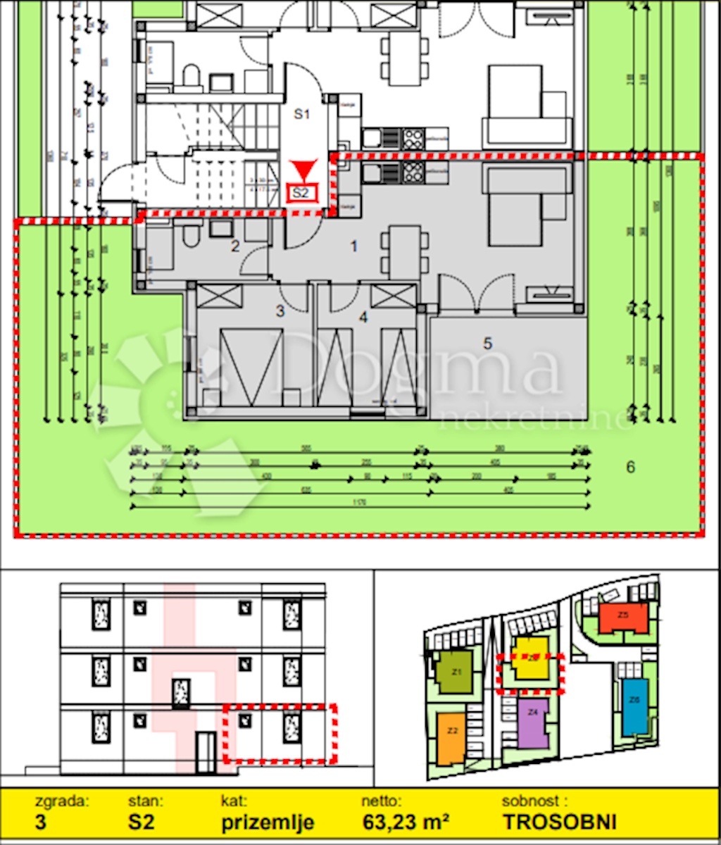 Allogio Grebaštica, Šibenik - Okolica, 77,97m2