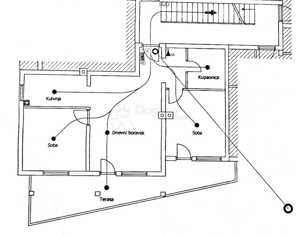 Allogio Veli vrh, Pula, 80m2