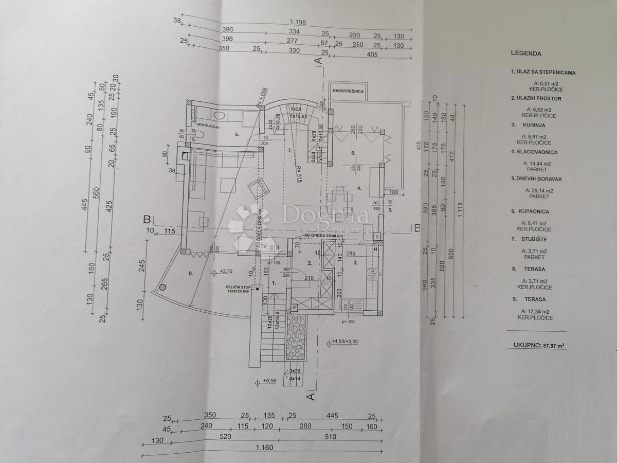 Casa Sutomišćica, Preko, 235,40m2