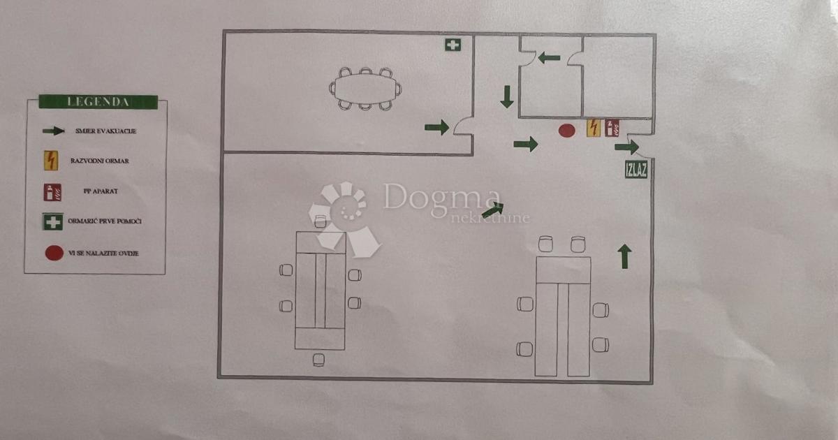 Locale commerciale Centar, Rijeka, 86m2