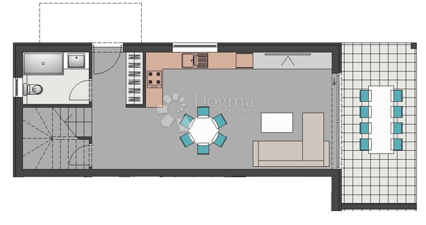Allogio Mandre, Kolan, 95,50m2
