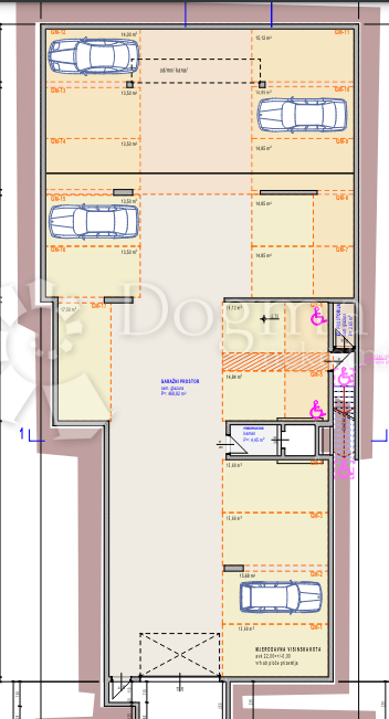 Allogio Seget Donji, Seget, 71,14m2