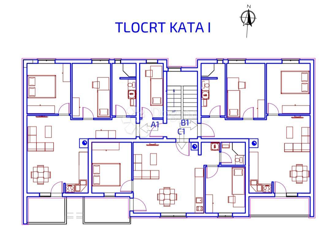 Allogio Kaštanjer, Pula, 60,27m2