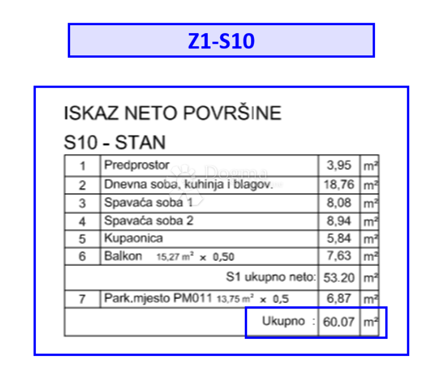 Z1/S10, NUOVO COMPLESSO RESIDENZIALE E COMMERCIALE VELI VRH - appartamento