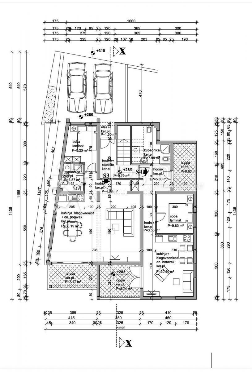 Allogio Makarska, 59,19m2