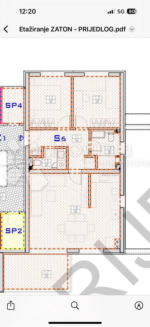 Appartamento Zaton, Nin, 65m2