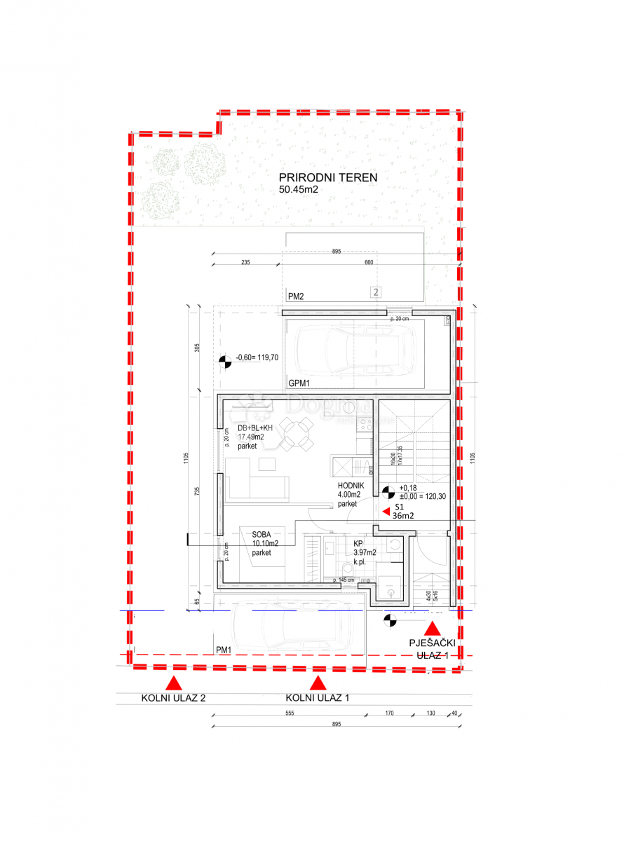 Allogio Kustošija, Črnomerec, 35m2