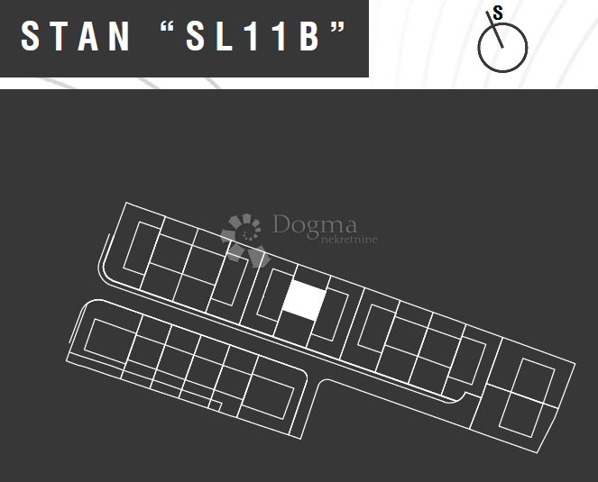 Allogio Štinjan, Pula, 57,13m2