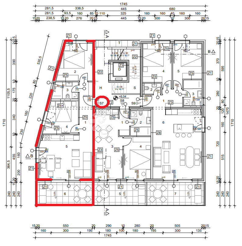 Allogio Primošten, 70.56 m2