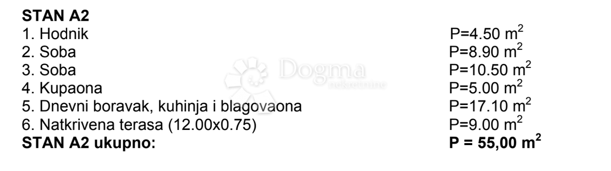 Allogio Valmade, Pula, 55m2