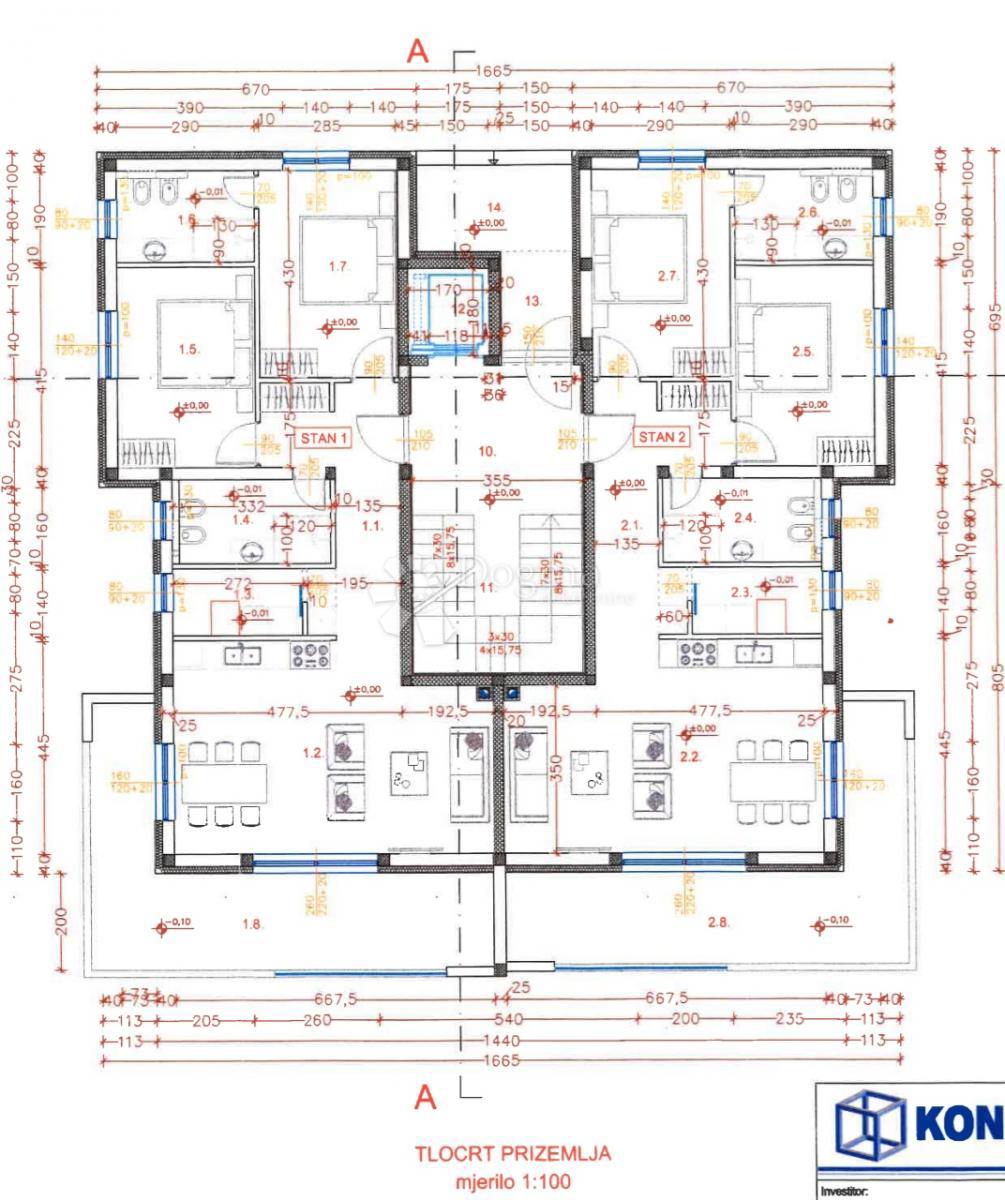 Allogio Peroj, Vodnjan, 96,75m2