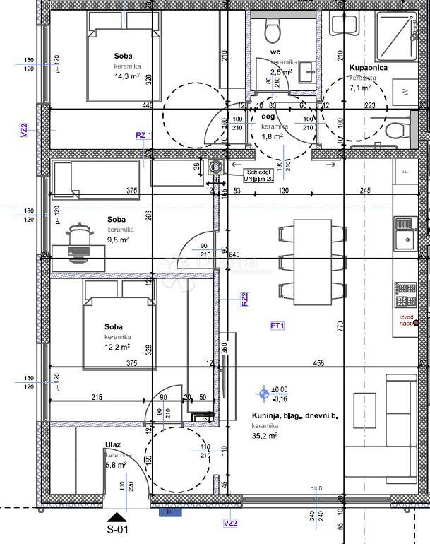 Allogio Tar, Tar-Vabriga, 92,40m2