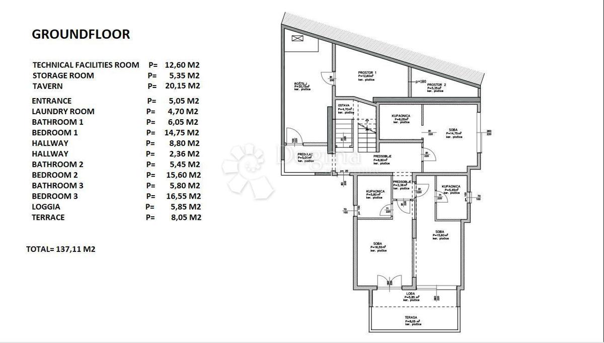 Casa Veliko Brdo, Makarska, 447m2