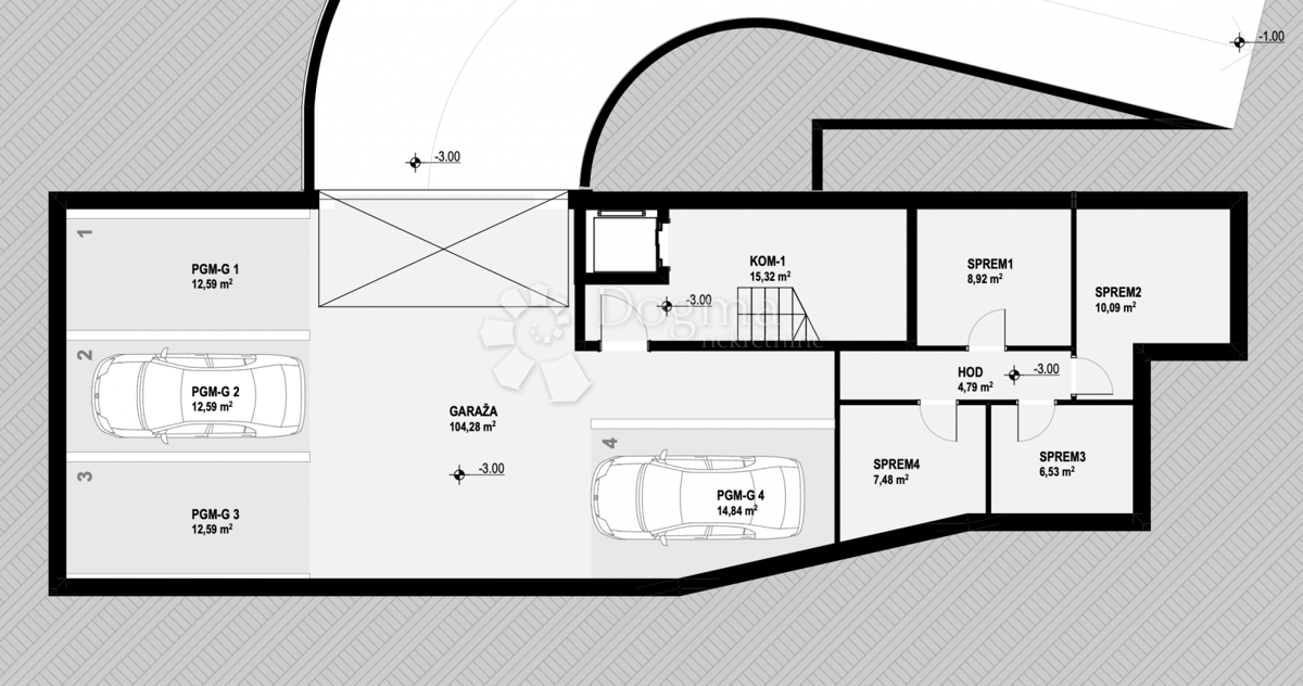 Terreno edificabile Vrbnik, 965m2