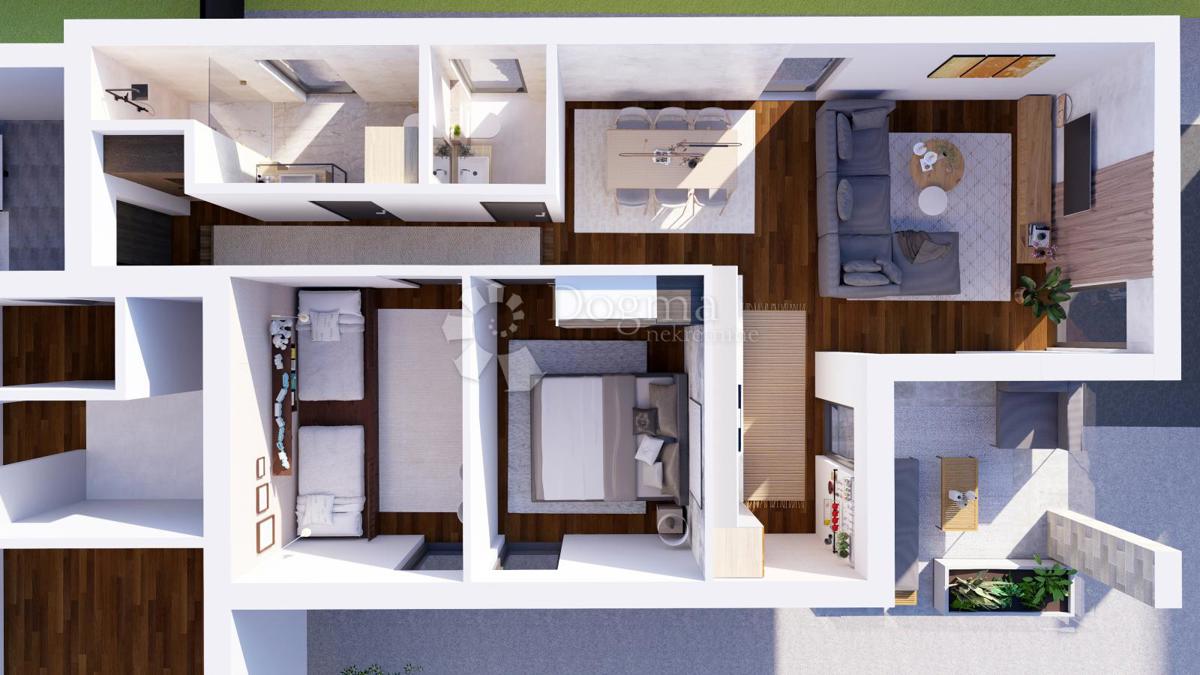 Allogio Petrčane, Zadar - Okolica, 75,86m2